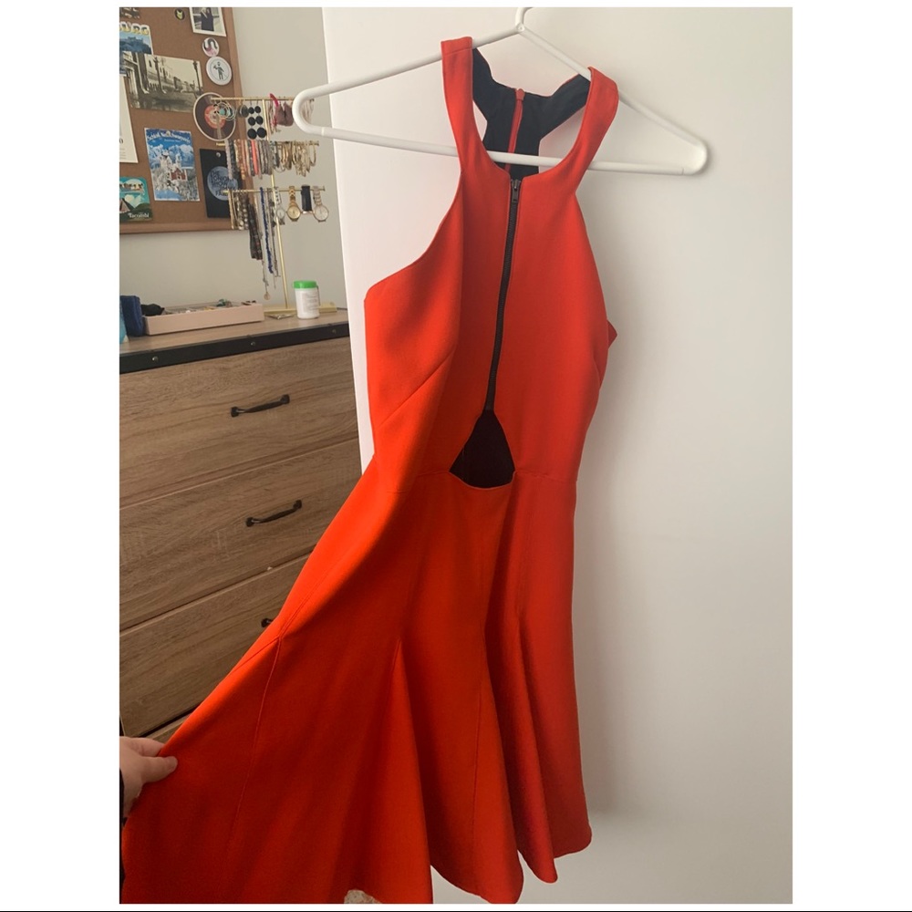 Red racer Dress